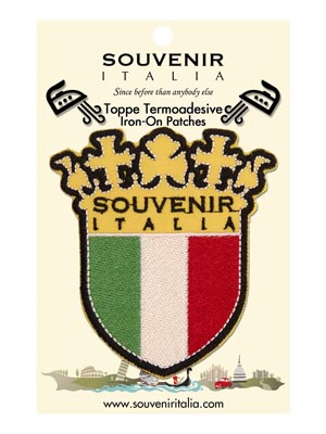 Toppa Ricamata Scudo Italia (art. PATD00101)