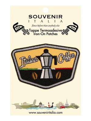 Toppa Ricamata Caffè Moka Italia (art. PATD00105)