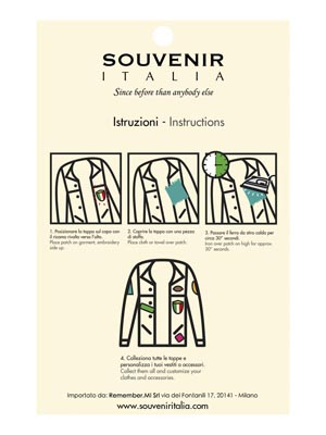 Toppa Ricamata Pasta Italia (art. PATD00106)