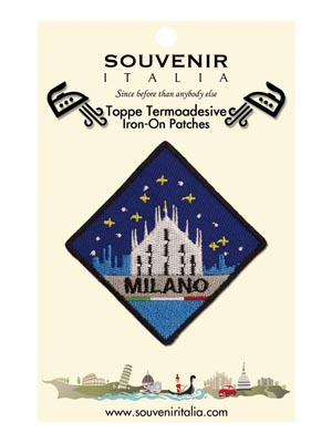 Toppa Ricamata Duomo Milano (art. PATD00201)