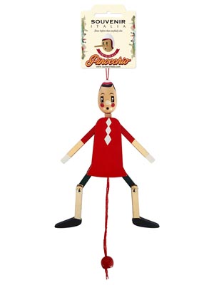 Pinocchio marionetta in legno  (art. PIN08)